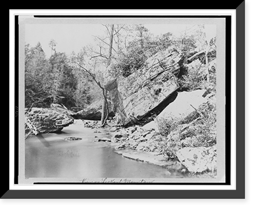 Historic Framed Print, View on Lookout Mountain - 2,  17-7/8" x 21-7/8"