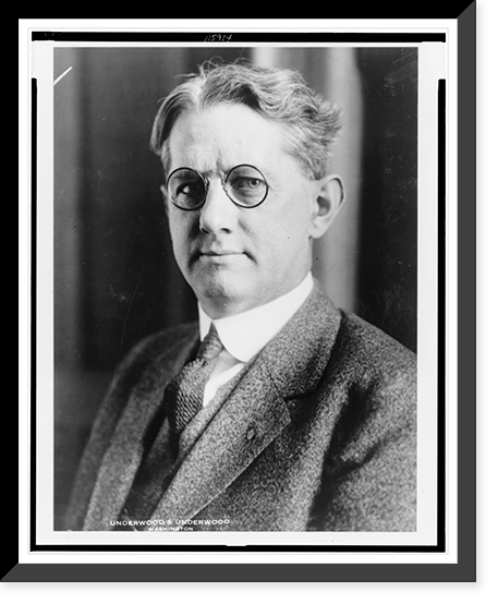 Historic Framed Print, [H. Theodore Tate, head-and-shoulders portrait, facing front].Underwood & Underwood, Washington.,  17-7/8" x 21-7/8"