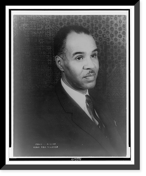 Historic Framed Print, [Portrait of Roy Wilkins] - 3,  17-7/8" x 21-7/8"