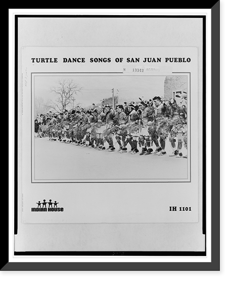 Turtle dance songs of San Juan Pueblo, Antique Print