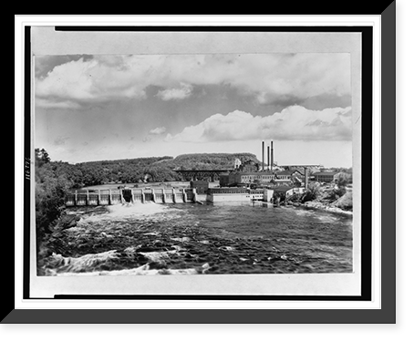 Historic Framed Print, Dells Paper and Pulp Co., Eau Claire, Wis.,  17-7/8" x 21-7/8"