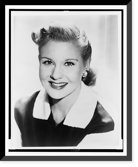 Benay Venuta, head-and-shoulders portrait, facing front, Vintage Poster