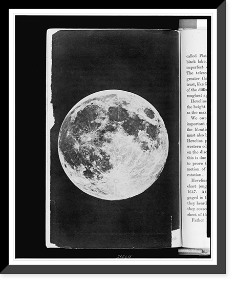 The moon.photograph by Rutherfurd. - 2, Historic Reproduction