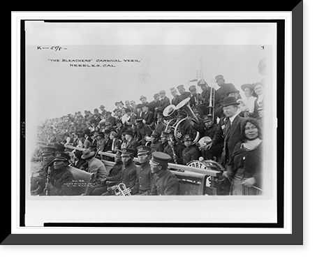 The bleachers" carnival week. Needles, Cal." Classic, Vintage Print
