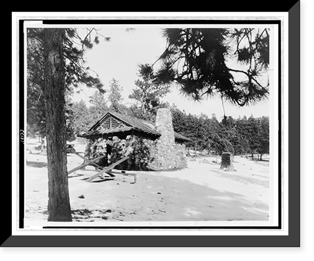 Shelter house built for the city of Denver in Rocky Mountains. J.B. Benedict, Architect, Historic Reproduction