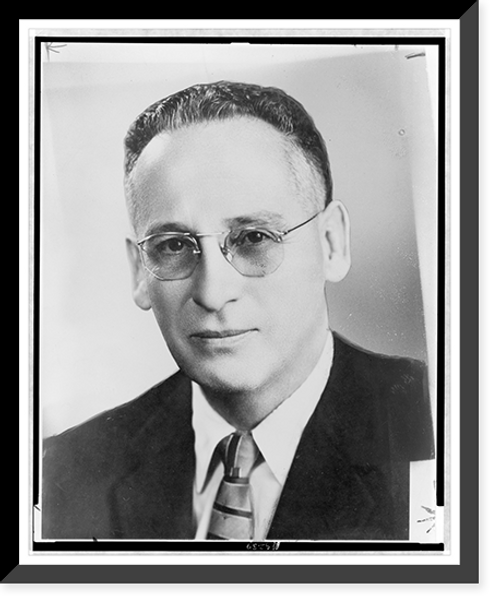 Historic Framed Print, [Rep. James B. Utt, head-and-shoulders portrait, facing front],  17-7/8" x 21-7/8"