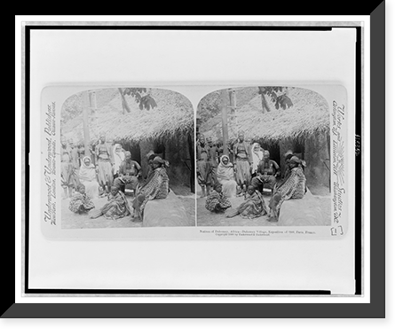 Historic Photo Print - World's Fairs - Natives of Dahomey, 1900