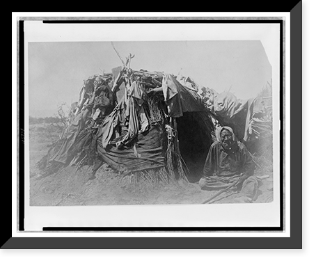 Historic Framed Print, Last days of Chief Hyronom. Cocopah,  17-7/8" x 21-7/8"