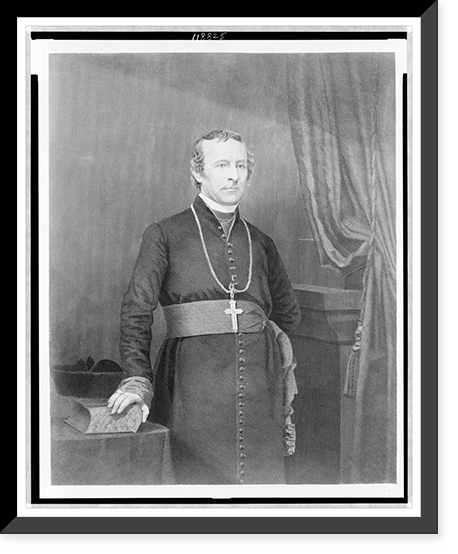 The most Revd. John Hughes. Archbishop of New York.printed by H. Peters ; engraved by J.B. Forrest from a photograph by Brady, Antique Wall Art