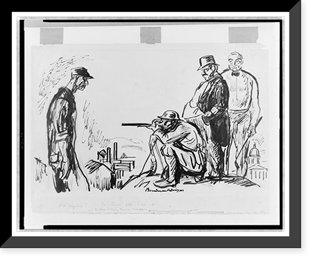 West Virginia: The same old line-up!.Boardman Robinson, Historic Print