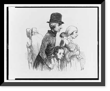 Les mendiants.HD, Historic Print