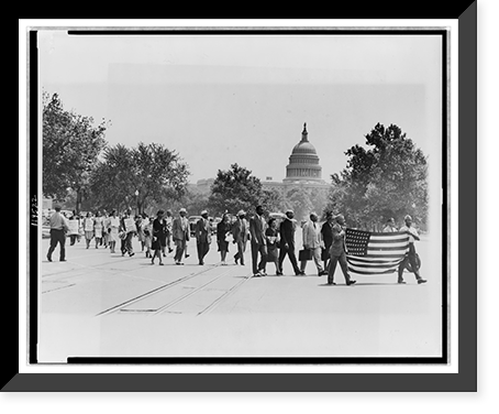 Historic Architecture - Washington DC - Group of African-Americans