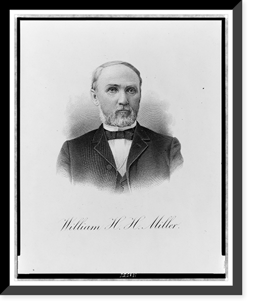 Historic Framed Print, William H.H. Miller,  17-7/8" x 21-7/8"