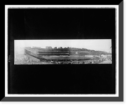 Historic Framed Print, Deciding game bet. Nationals & American Leagues B.B.,  17-7/8" x 21-7/8"
