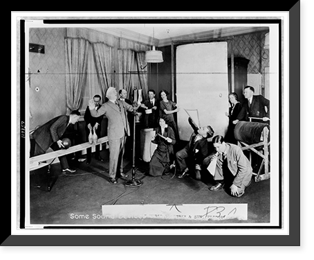 Some sound devices of radio, Historic Print