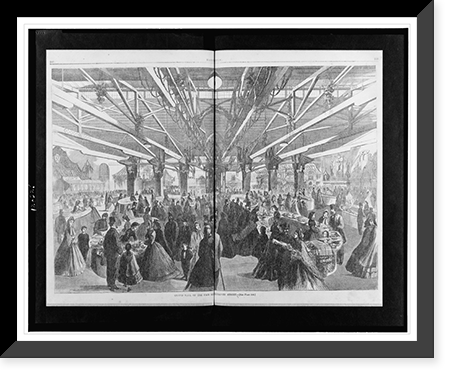 Grand hall of the fair building, Fourteenth Street, Antique Wall Art