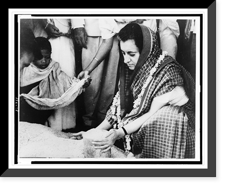 India's food crisis, Antique Poster