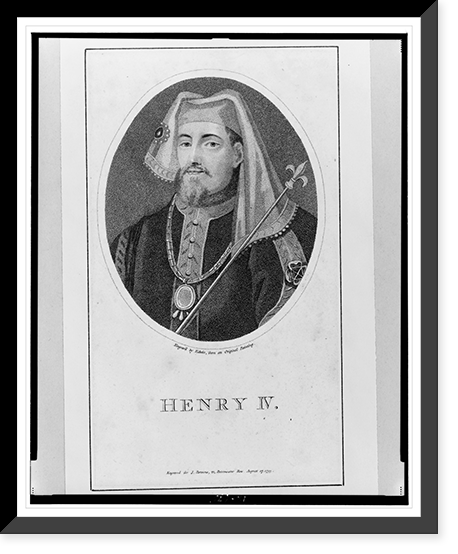 Henry IV.engrav'd by Edwin from an original painting, Antique Print