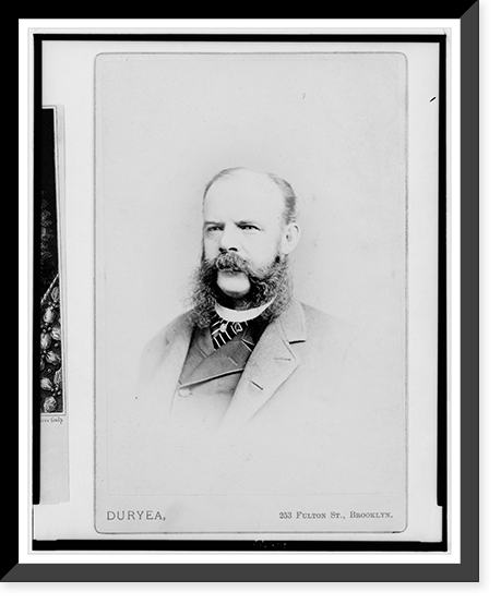 Edwin Forbes, head-and-shoulders portrait, facing slightly left.Duryea, Brooklyn, Historic Reproduction