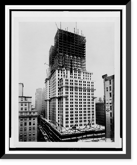 Vintage Building Photo - Empire State Building under construction