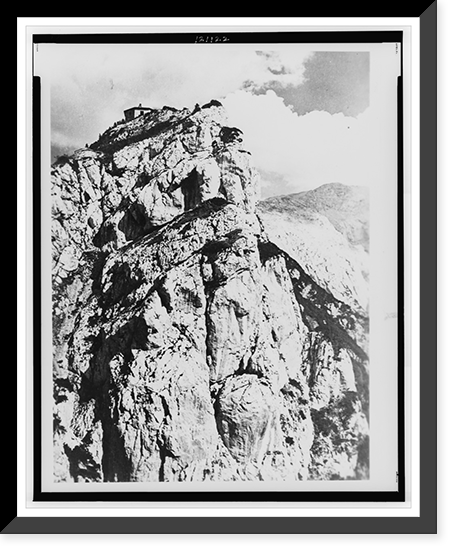 Eagle's Nest, high up in the sky, Antique Wall Art