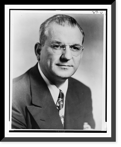 Historic Framed Print, [Felix Edward H&eacute;bert, congressman, 1st congressional district, Louisiana, head-and-shoulders portrait, facing front],  17-7/8" x 21-7/8"