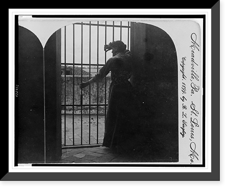 Cell from which Evangelica Cisneros escaped, Havana, Cuba, Antique Wall Art