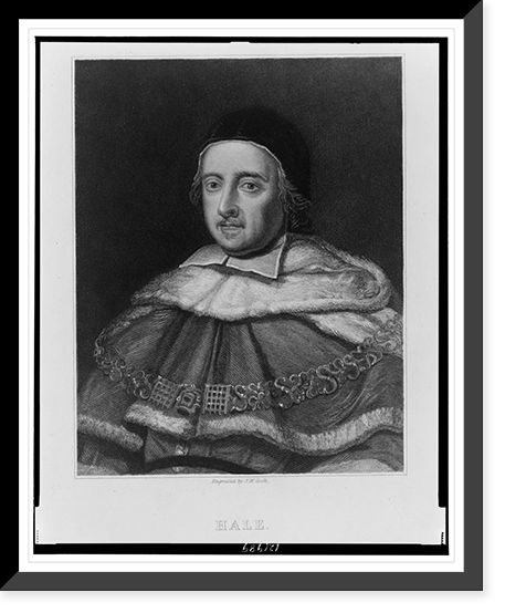 Hale.engraved by J.W. Cook, Antique Print