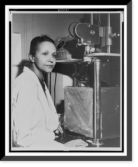 Dr. Jane C. Wright, half-length portrait, seated, facing right Classic, Historic Reproduction