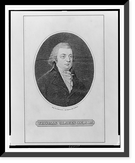 Thomas Clarkson, A.M..engd. by P. Maverick, Vintage Poster