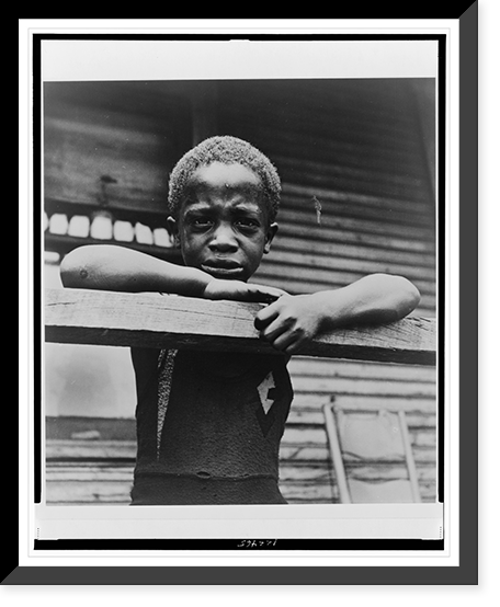 Historic Framed Print, Steelworker's son, Pittsburgh, 1935,  17-7/8" x 21-7/8"