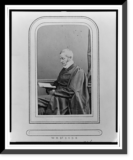 Arthur P. Stanley, three-quarter length portrait, seated, facing left, reading book Classic, Antique Wall Art