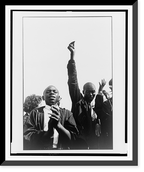 Historic Framed Print, [The March on Washington, August 28].Danny Lyon.,  17-7/8" x 21-7/8"