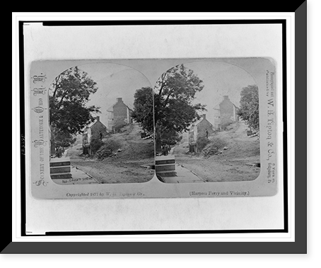 Street scene. Harpers Ferry and Vicinity.photographed and published by W.H. Tipton & Co, Vintage Wall Art