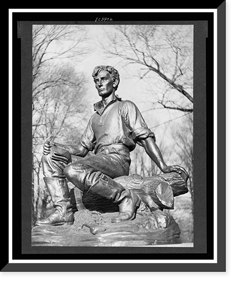 Historic Landscape - New York City - Young Lincoln, Bronze Sculpture