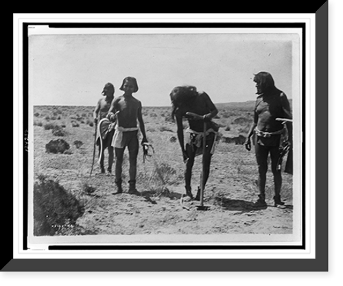 Historic Framed Print, Snake gathering [A]. Hopi,  17-7/8" x 21-7/8"