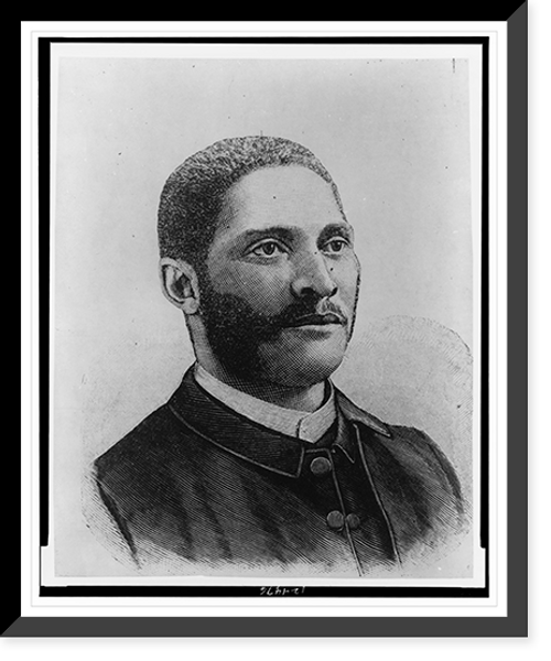 Historic Framed Print, [Bishop Alexander Walters, head-and-shoulders portrait, facing right],  17-7/8" x 21-7/8"