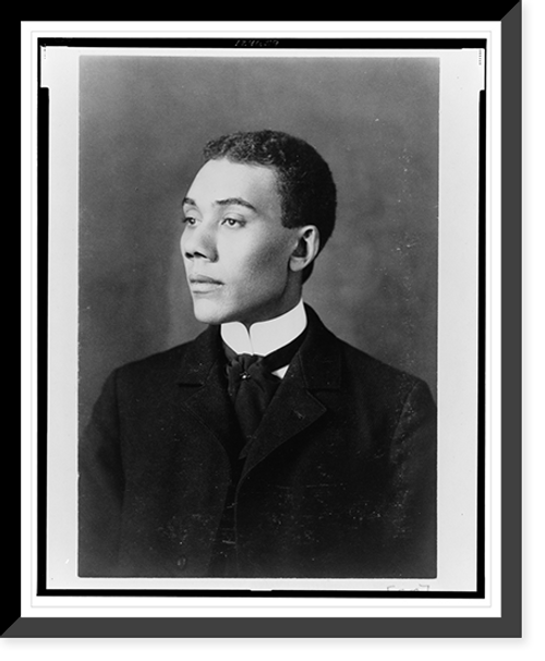 Historic Framed Print, [African American man, head-and-shoulders portrait, facing left] - 2,  17-7/8" x 21-7/8"