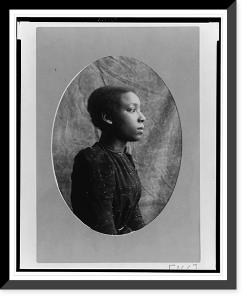 Historic Framed Print, [African American woman, half-length portrait, right profile] - 3,  17-7/8" x 21-7/8"