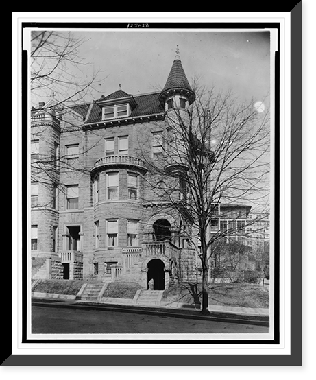 House at 2111 Bancroft Place, N.W., Washington, D.C, Vintage Wall Art
