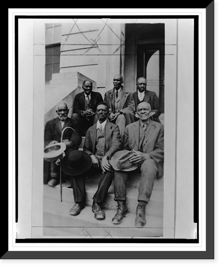 Historic Framed Print, Attendants at Old Slave Day, Southern Pines,  17-7/8" x 21-7/8"