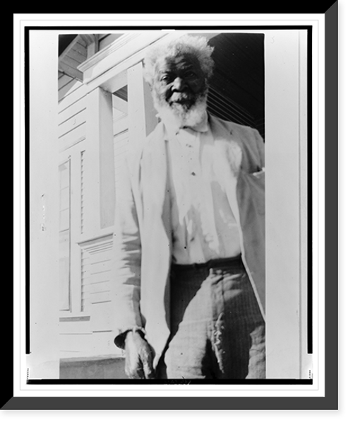 Historic Framed Print, Mose Hursey, ex-slave, Dallas - 3,  17-7/8" x 21-7/8"