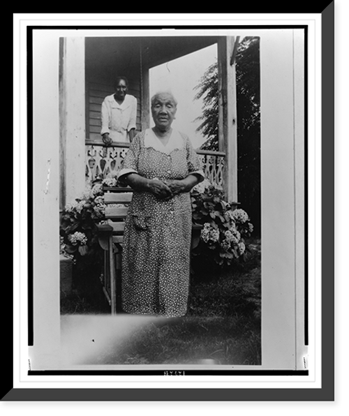 Historic Framed Print, Betty Simmons, ex-slave, Beaumont,  17-7/8" x 21-7/8"