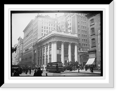 Knickerbocker Trust Co., exterior view, New York, Historic Print