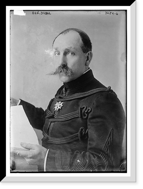 Historic Framed Print, Gen. Dubail - 2,  17-7/8" x 21-7/8"