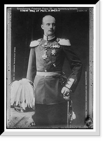 Grand Duke of Meck. Scrwerin, Vintage Poster