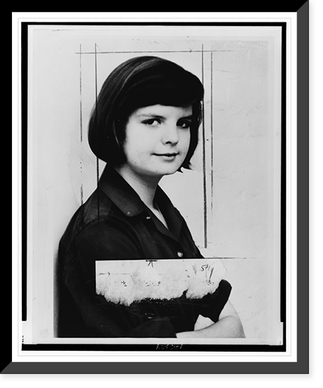 Penelope Patch, head-and-shoulders portrait, facing front Classic, Vintage Wall Art