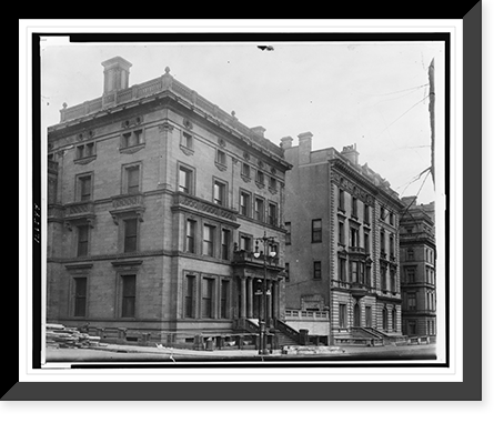 Yerkes mansion, at corner of Fifth Ave. and 68th St., next to home of Thomas Fortune Ryan, Vintage Print