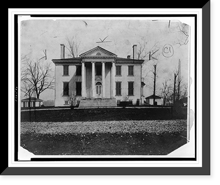 Oak Ridge mansion built 1801, Antique Poster