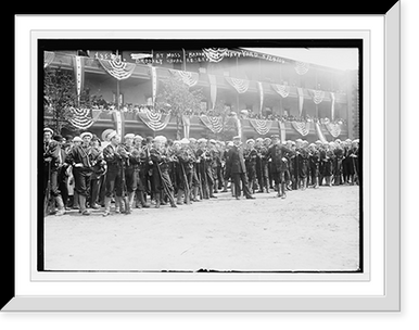 Brooklyn Naval Reserve at Mass, Brooklyn Navy Yard, N.Y, Vintage Print